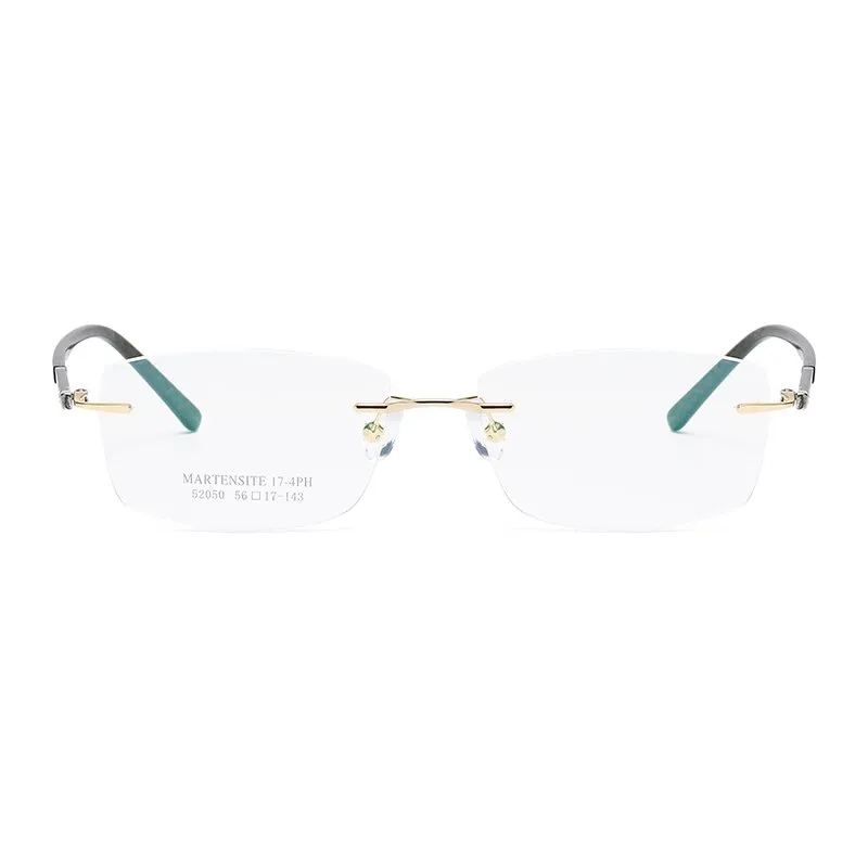 Zirosat 52050 Men's Eyeglasses Square Rimless