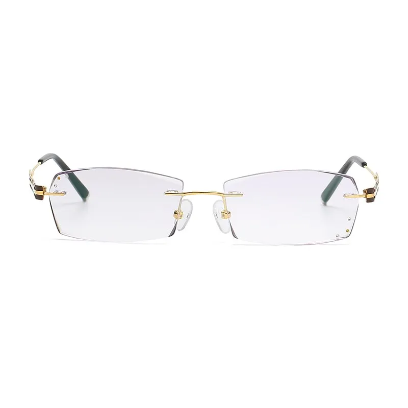 Zirosat Unisex Titanium Rimless Eyewear 2937