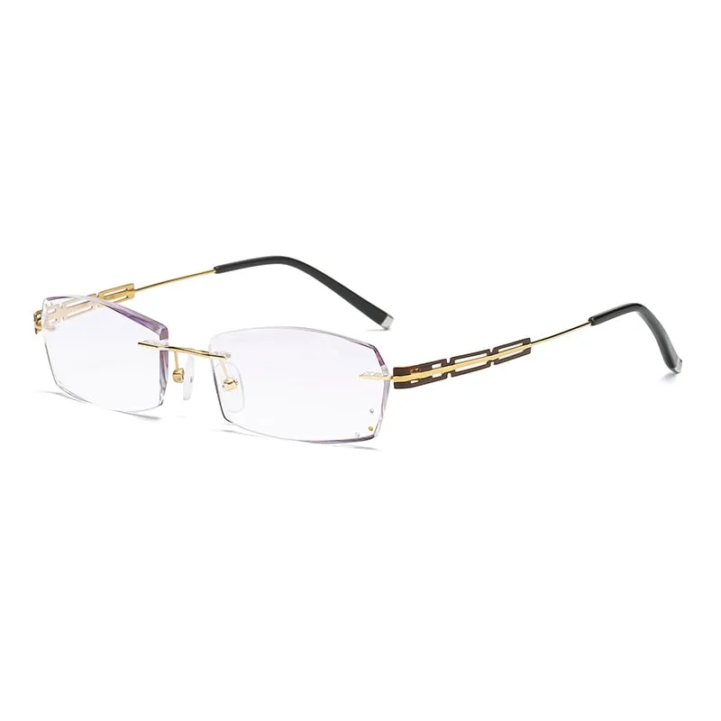 Zirosat Unisex Titanium Rimless Eyewear 2937